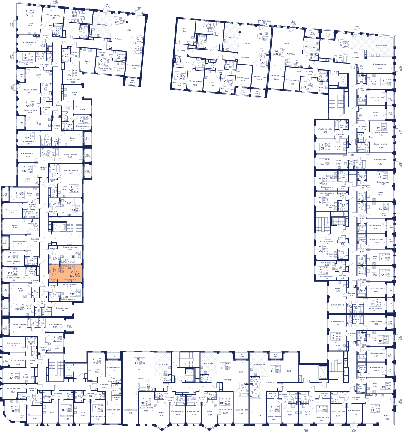 Планировка Студия 7