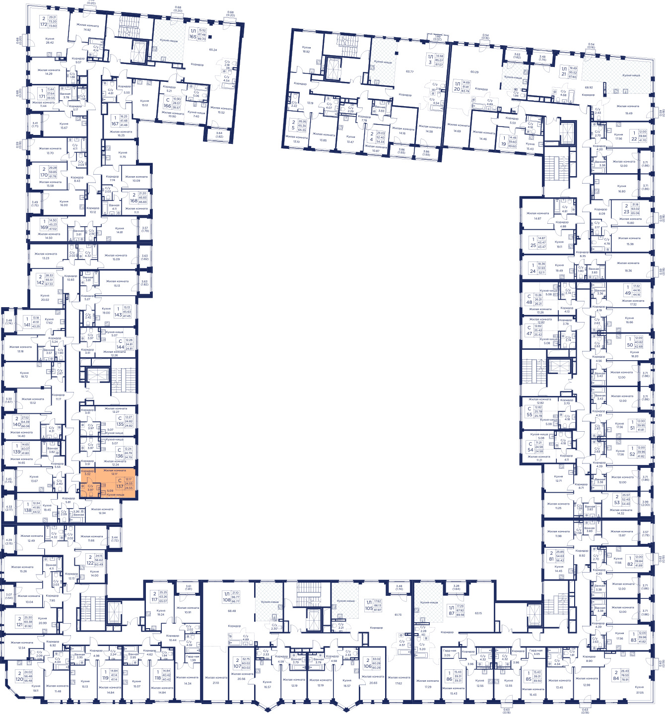 Планировка Студия 7