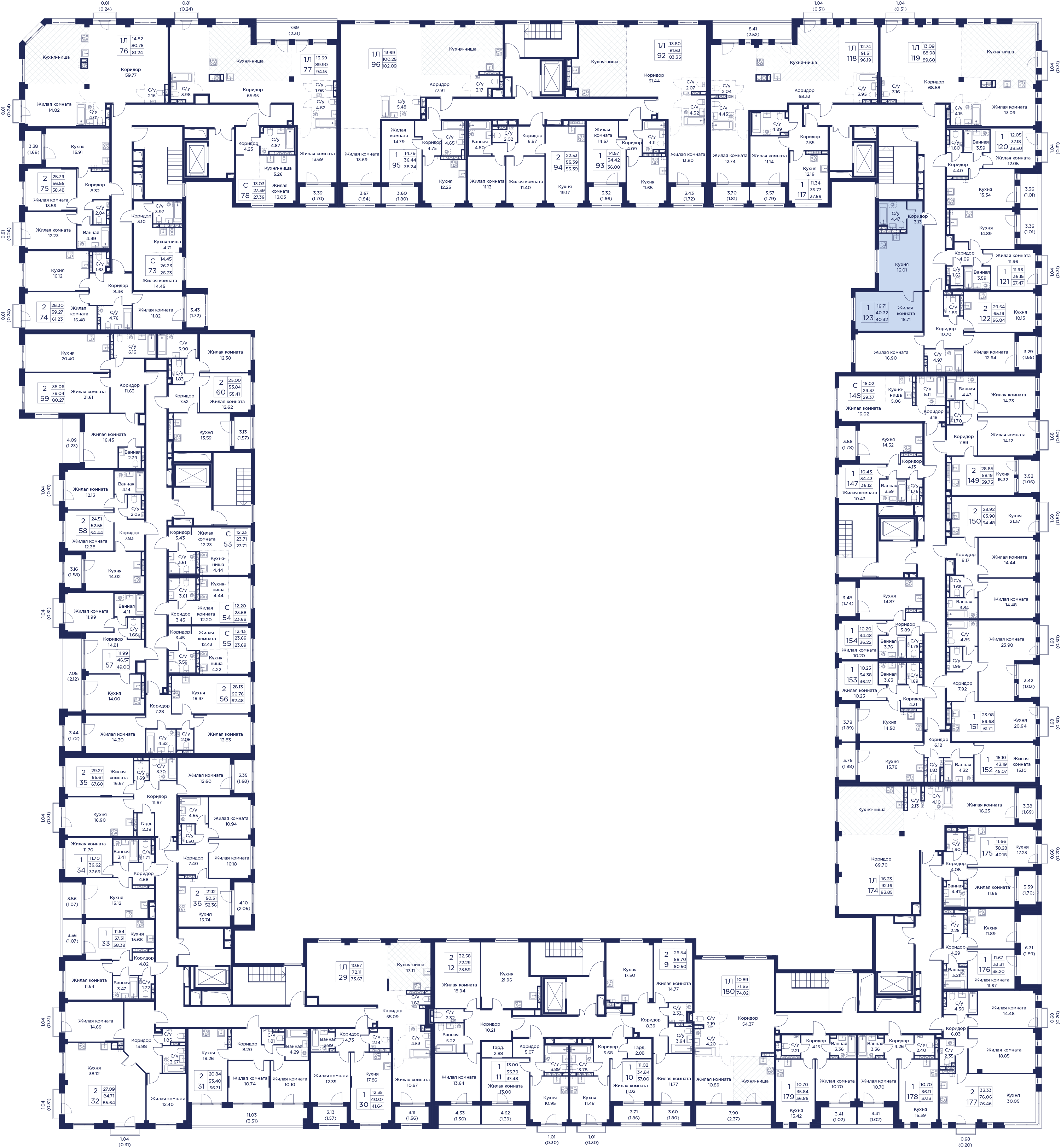 1-комнатная квартира, 40.32 кв.м, Кронфорт, изображение-3