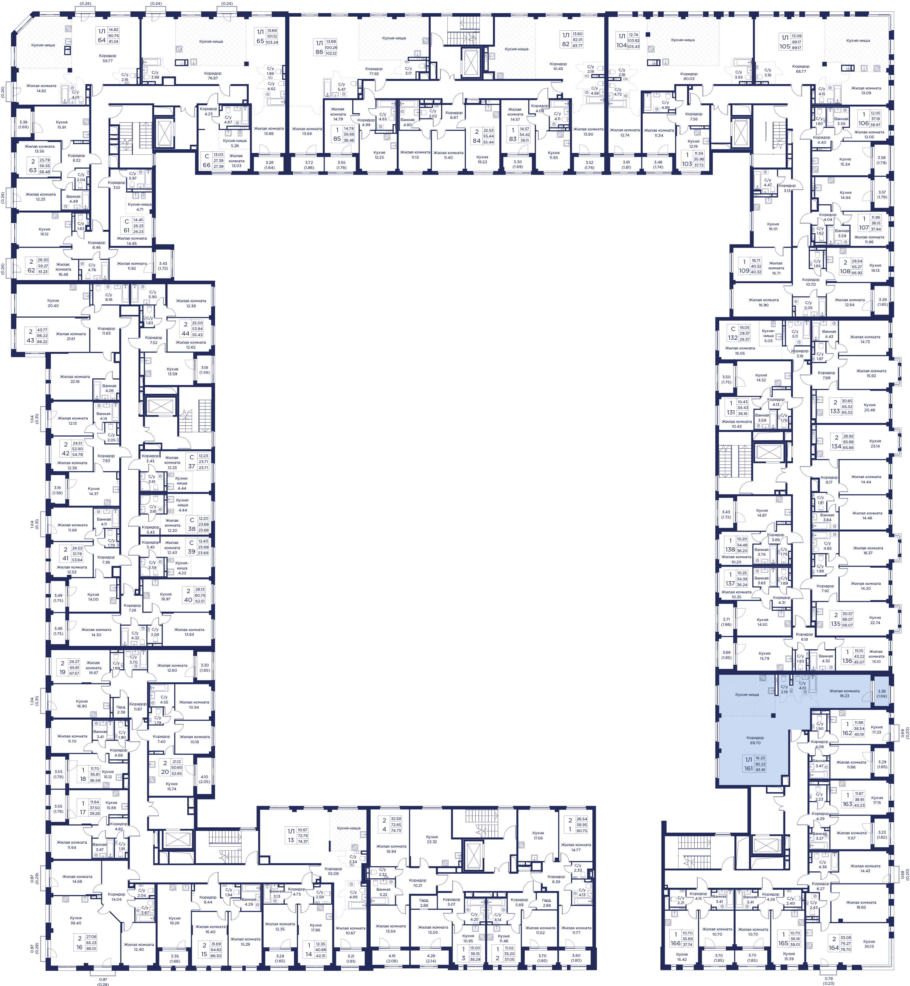 3-комнатная квартира, 93.91 кв.м, Кронфорт, изображение-6