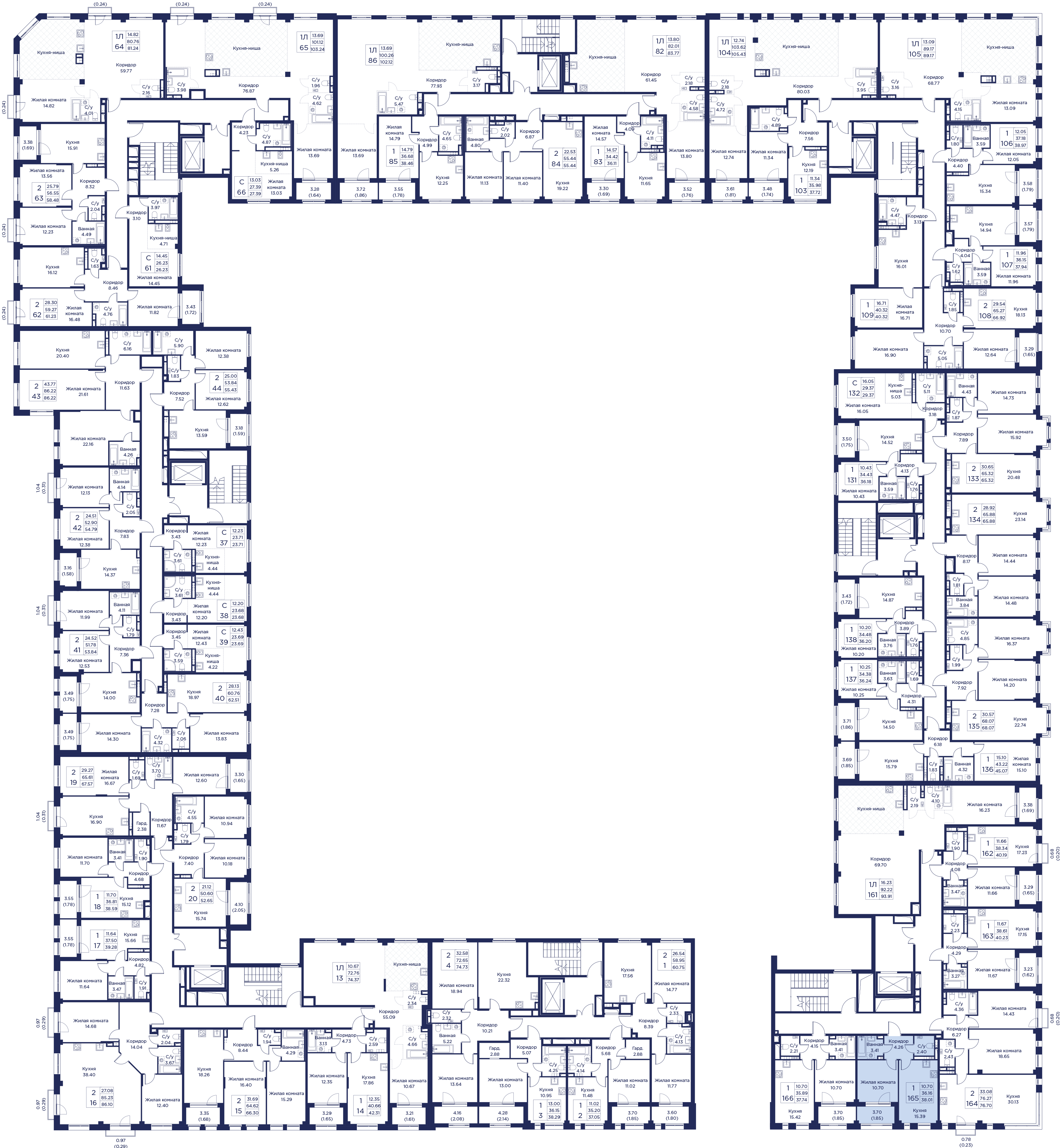 1-комнатная квартира, 38.01 кв.м, Кронфорт, изображение-4
