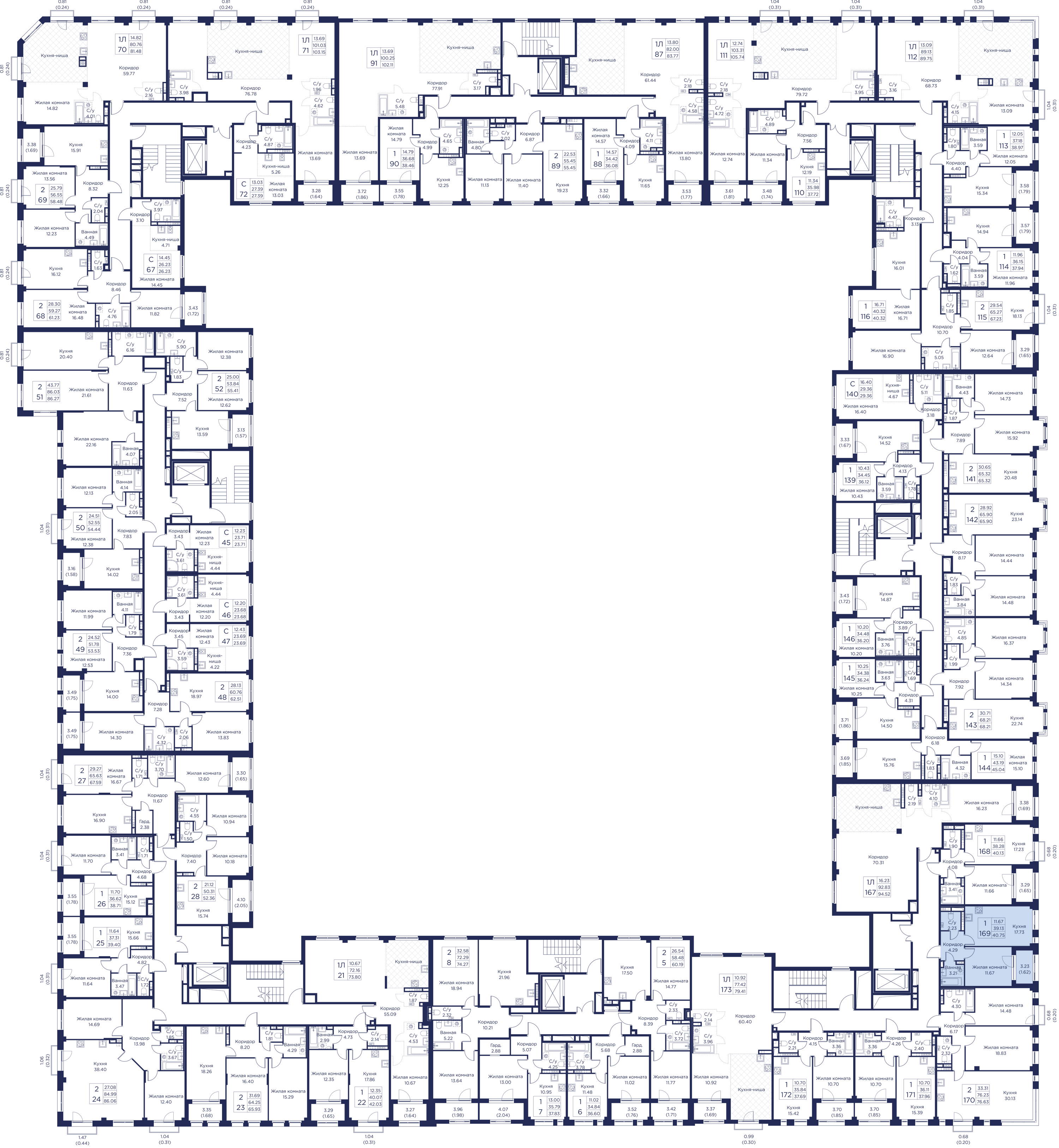 1-комнатная квартира, 40.75 кв.м, Кронфорт, изображение-6