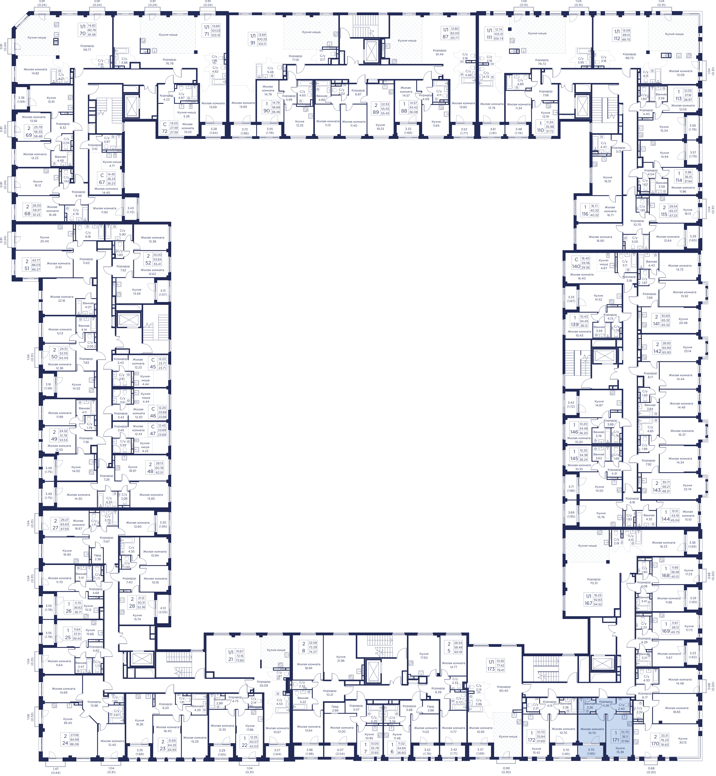 1-комнатная квартира, 37.96 кв.м, Кронфорт, изображение-4
